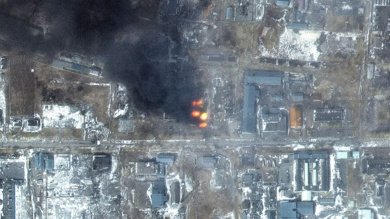Así luce Mariúpol luego de algunos bombardeos rusos sobre la ciudad ucraniana