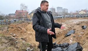 Las fosas comunes en Bucha tienen centenares de cadáveres de civiles ucranianos
