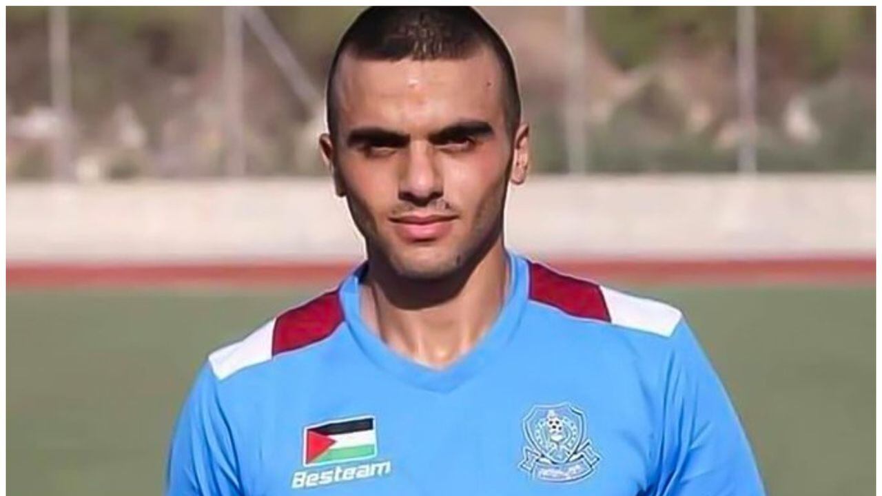 Futbolista palestino murió tras disparo de Ejército israelí.