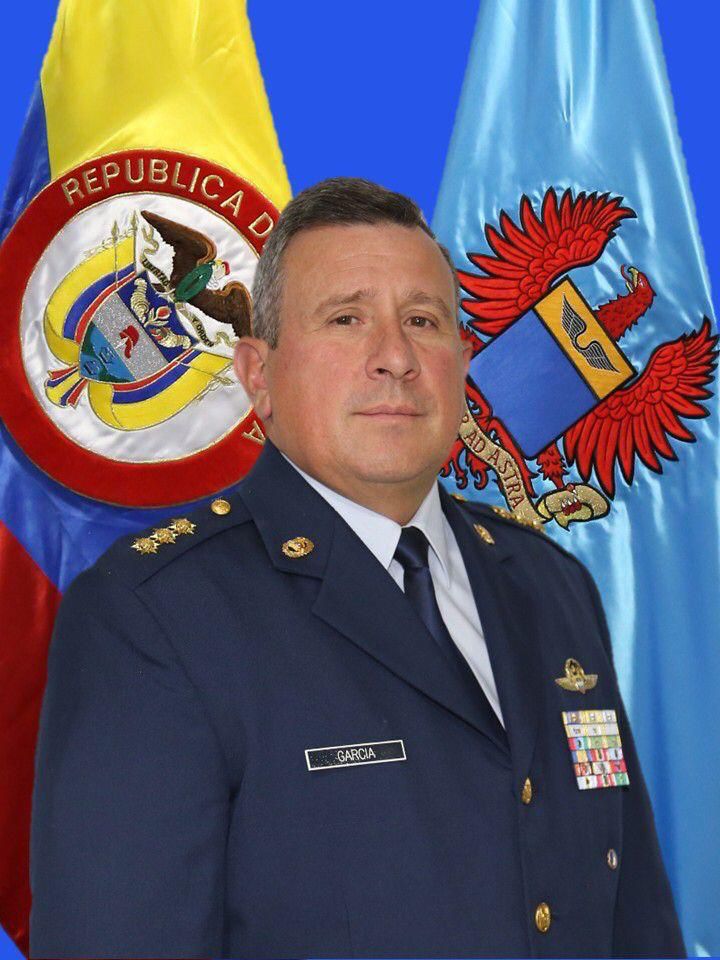 Nuevo comandante de la Fuerza Aérea Colombiana (FAC) general Pablo García.