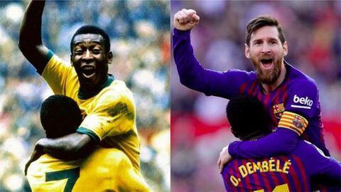 Pelé felicita a Messi por igualar su récord y una “bonita trayectoria en el Barça”