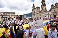 Marchas contra el gobierno del presidente Gustavo Petro