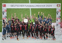 Bayer Leverkusen, campeón invicto de la Bundesliga.