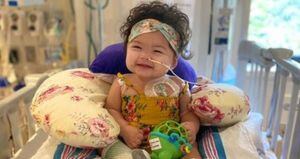 Alexandra fue internada en Nueva York en marzo de este año, en el auge de la pandemia de covid-19. La bebé debió esperar cuatro meses por un corazón de un donante compatible.