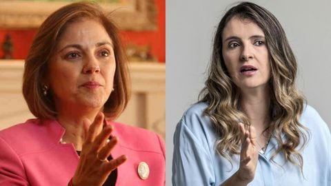 María del Rosario Guerra y Paloma Valencia muestran su descontento por la falta de apoyo a Óscar Iván Zuluaga.