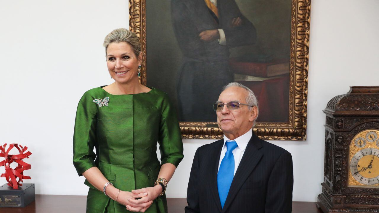 La reina Máxima de Países Bajos se reunió con el ministro de Hacienda, Ricardo Bonilla, para hablar de inclusión financiera.