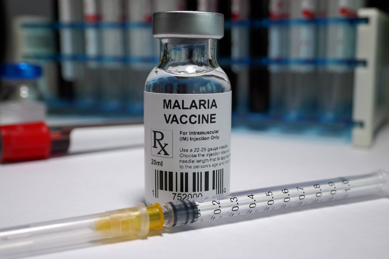Foto de referencia de la vacuna contra la malaria