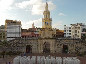 Centro Historico Monumento Torre Del Reloj
Cartagena enero 10 del 2021
Foto Guillermo Torres Reina / Semana