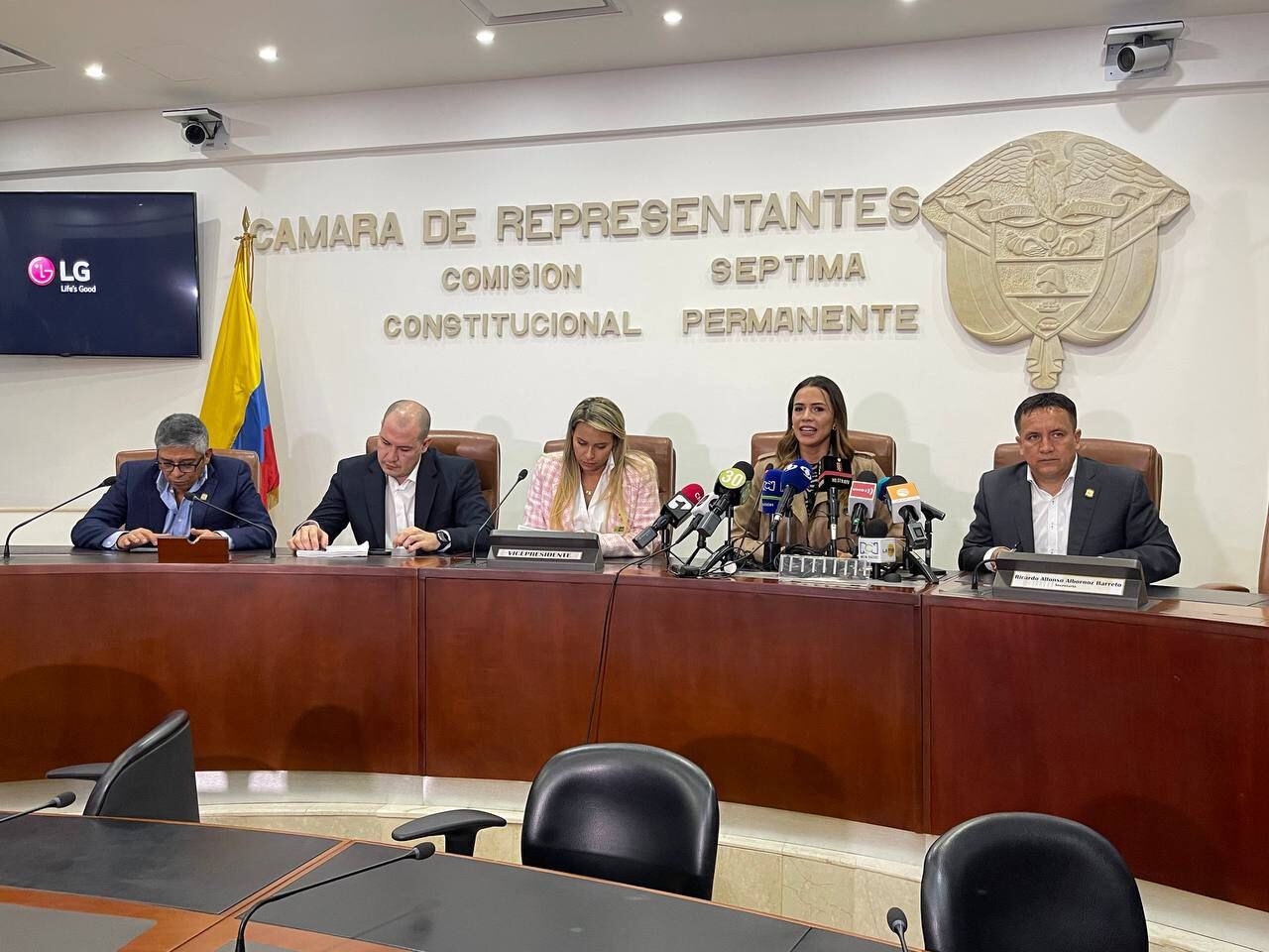 María Fernanda Carrascal presentó ponencia de la reforma laboral.