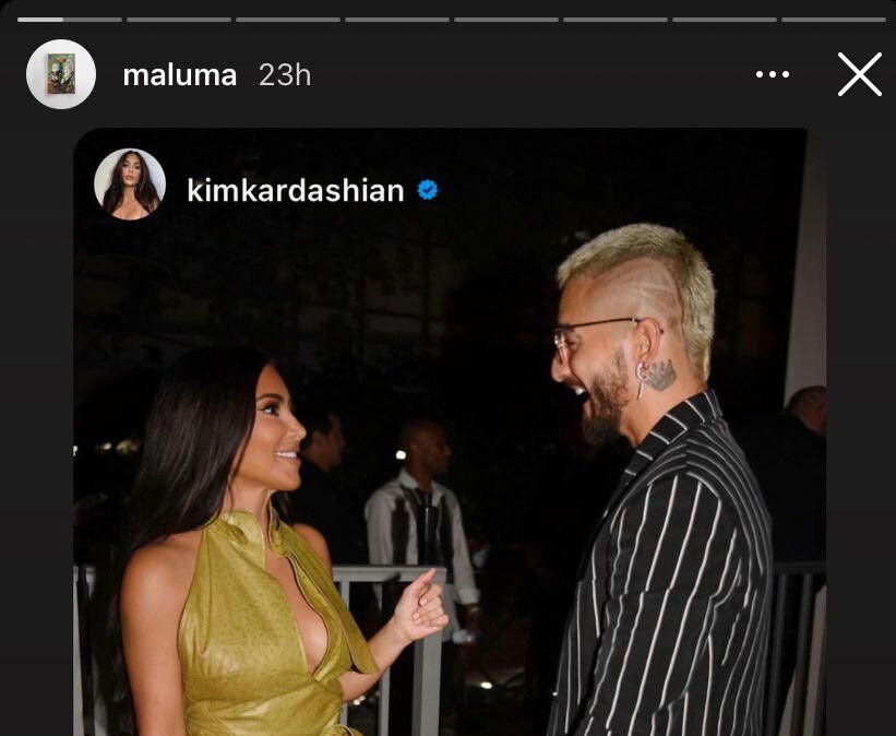 Maluma y Kim Kardashian