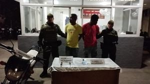 Capturados por robo en Cartagena