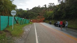 Emergencias por lluvias en Caldas, Antioquia.