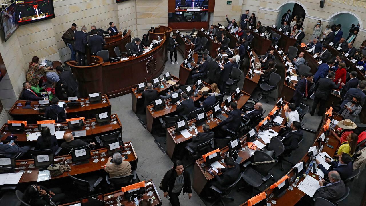 Plenaria del Senado sobre la elección del nuevo contralor Roy Barreras presidente del Senado
Bogota agosto 2 del 2022
Foto Guillermo Torres Reina / Semana