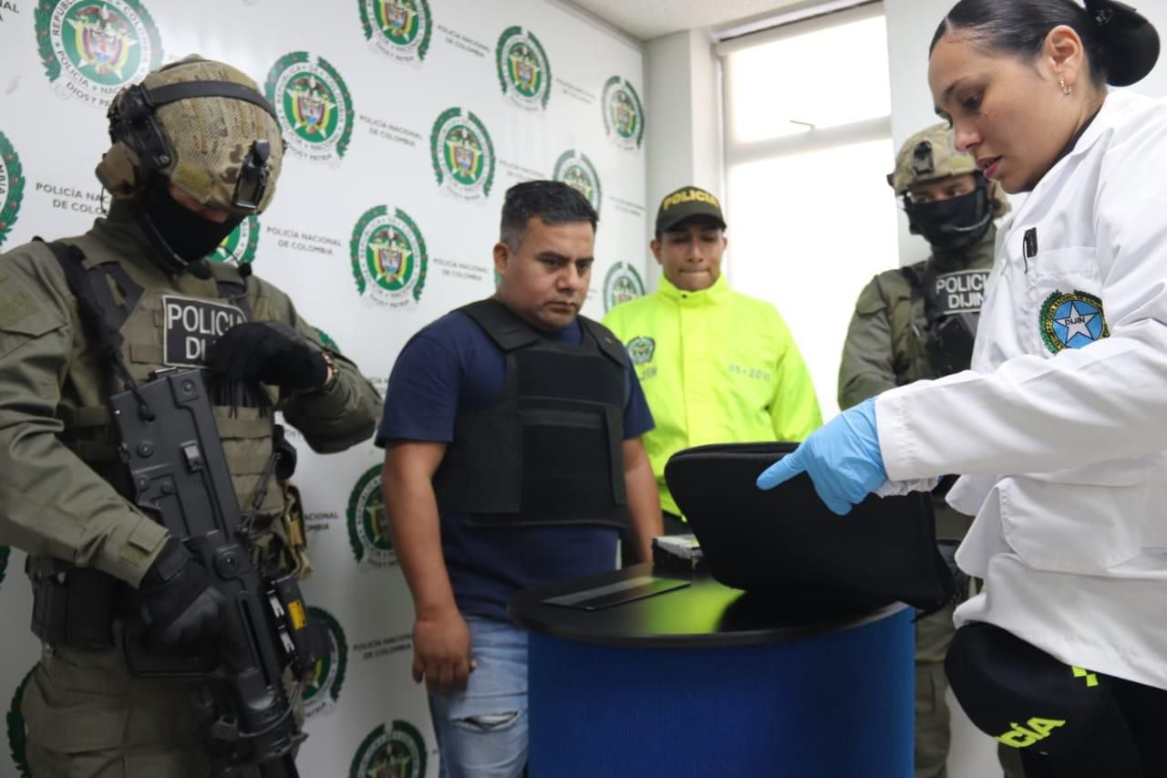 Banda del cartel de Sinaloa capturada en Colombia