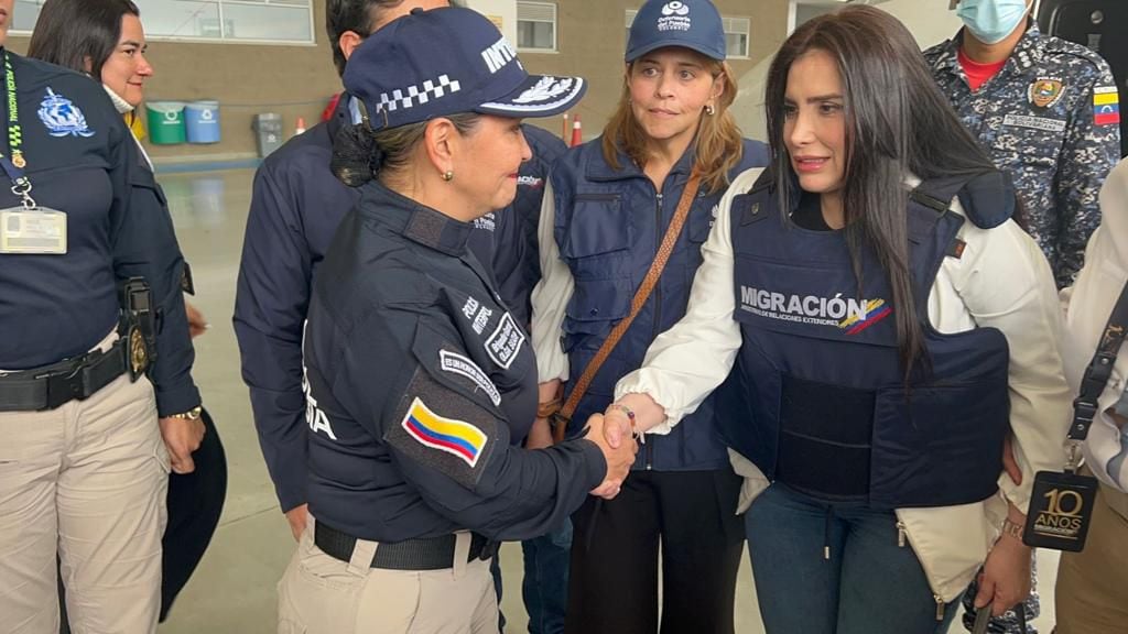 Aida Merlano, excongresista, llegó a Colombia.