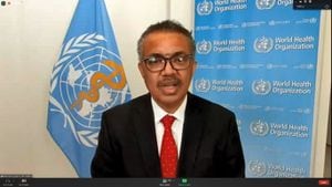 World Health Organization Director-General Dr. Tedros Adhanom Ghebreyesus (Xinhua) (Xinhua/Xinhua  via Getty Images)