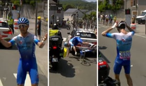 Un accidente insólito se presentó en la etapa 18 del Tour de Francia 2022