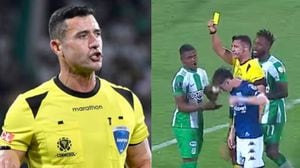 El árbitro del partido se equivocó en contra de Atlético Nacional