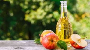 El vinagre de manzana tiene propiedades antioxidantes y antimicrobianas. Foto: Getty images.