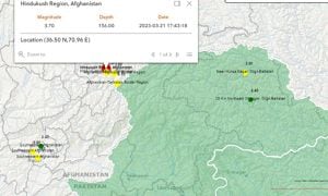 El epicentro del sismo fue localizado en el noreste de Afganistán cerca de la ciudad de Jorm, en la frontera con Pakistán y Tayikistán