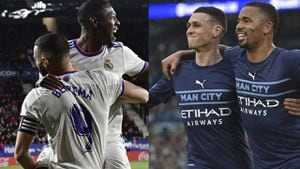 Real Madrid y Manchester City se enfrentan en el Santiago Bernabéu de Madrid