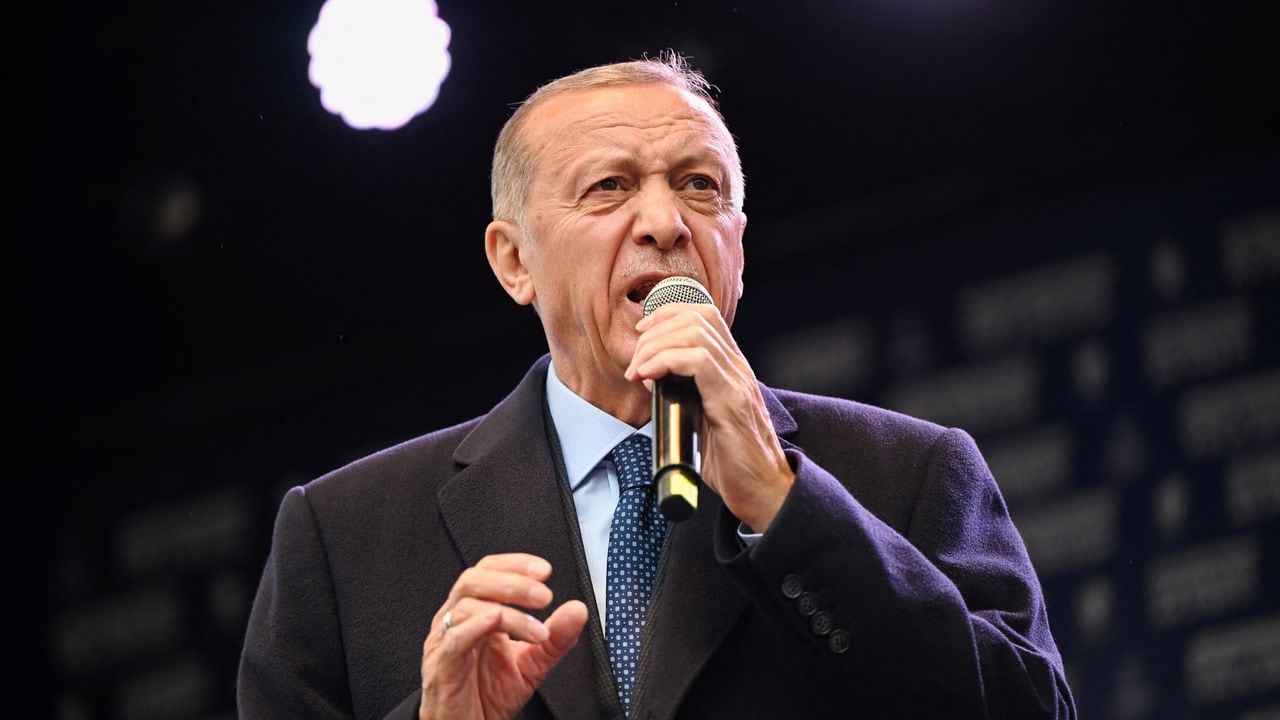 Recep Tayyip Erdogan defendió al presidente ruso. Foto: AFP.