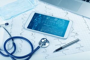 Software médico de detección de cuerpo completo en tabletas y dispositivos sanitarios