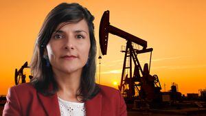 Irene Vélez y petroleo