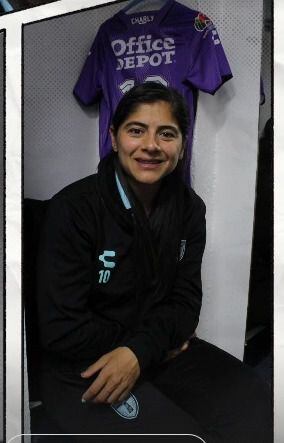 Catalina Usme, jugadora del Pachuca de México