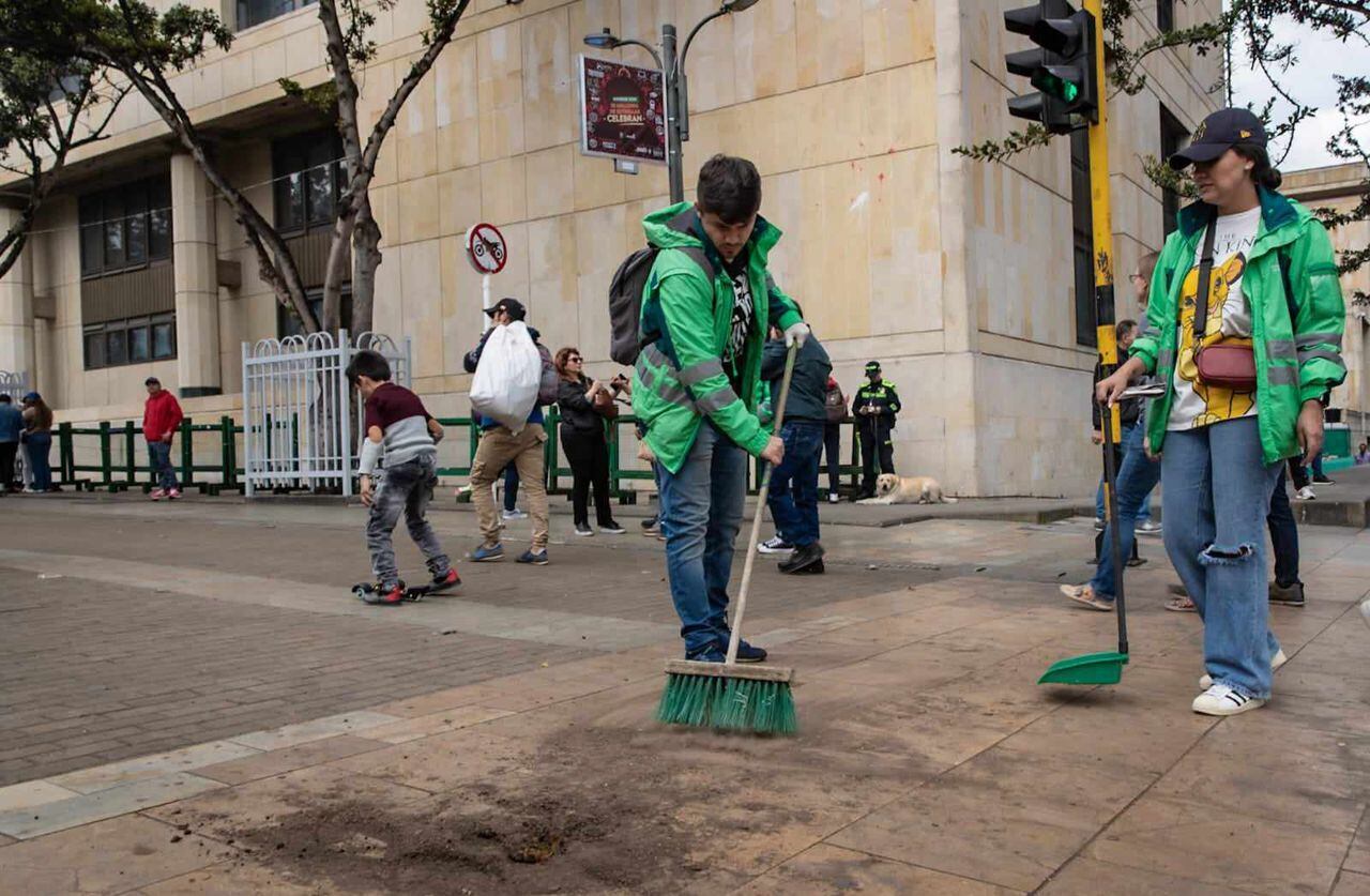 Se harán mayores esfuerzos en la recolección de basuras en el centro de Bogotá
