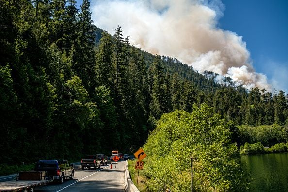 Todo Canadá pasa por un año sin precedentes: se han registrado 2.203 incendios forestales y se quemaron casi 3,8 millones de hectáreas; una cantidad muy superior a la media de los últimos decenios.Photographer: James MacDonald/Bloomberg via Getty Images
