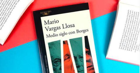 Imagen de "Medio siglo con Borges" de Mario Vargas Llosa