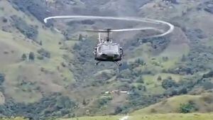 Emergencia aérea en Santa Fe de Antioquia.
