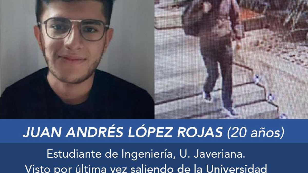 La familia de Juan Andrés López denunció en la Fiscalía su desaparición. La última vez que lo vieron fue en la Universidad el pasado 21 de abril.