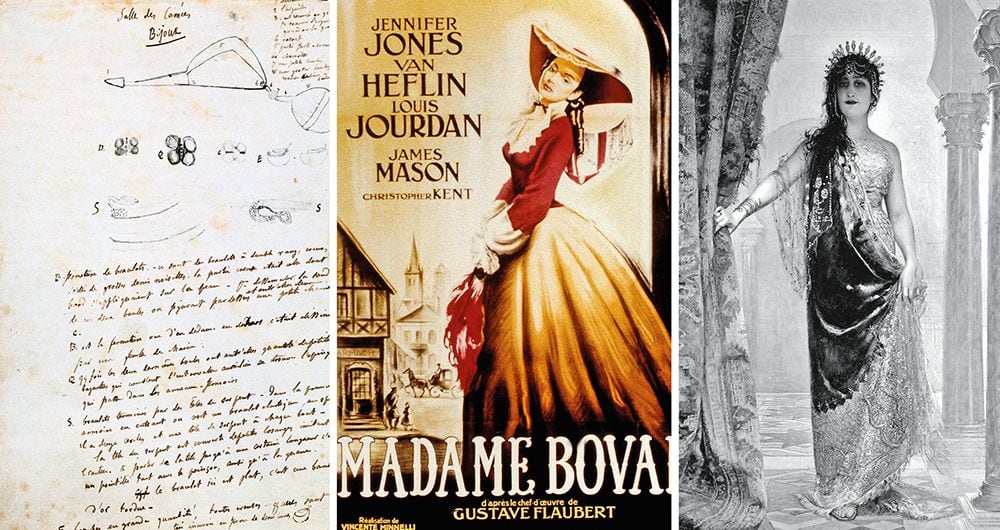   Flaubert comenzó a escribir Madame Bovary el 19 de septiembre de 1851. Lo dice el manuscrito de su puño y letra. La terminó el 30 de abril de 1856. El francés solía comenzar hacia las dos de la tarde y permanecía sentado en el escritorio hasta las dos o tres de la mañana. A esa hora empezaba a redactarle cartas a su amante, Louise Colet. 