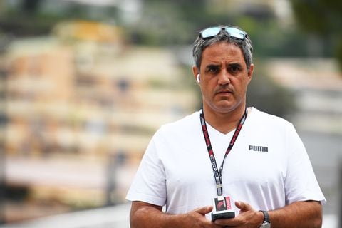 MONTE-CARLO, MONACO - MAY 25: Juan Pablo Montoya walks in the Paddock during practice ahead of Round 4:Monte Carlo of the Formula 3 Championship at Circuit de Monaco on May 25, 2023 in Monte-Carlo, Monaco. (Photo by Rudy Carezzevoli - Formula 1/Formula Motorsport Limited via Getty Images)