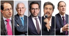 José Manuel Restrepo, José Antonio Ocampo, Lisandro Junco, Juan Ricardo Ortega y Juan Camilo Restrepo.