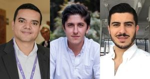 Santiago Aparicio y Julián Torres, cofundadores de Fitpal, y el experto en tecnología y fundador de Gentemovil, Jaime Abella, se unieron para crear Top