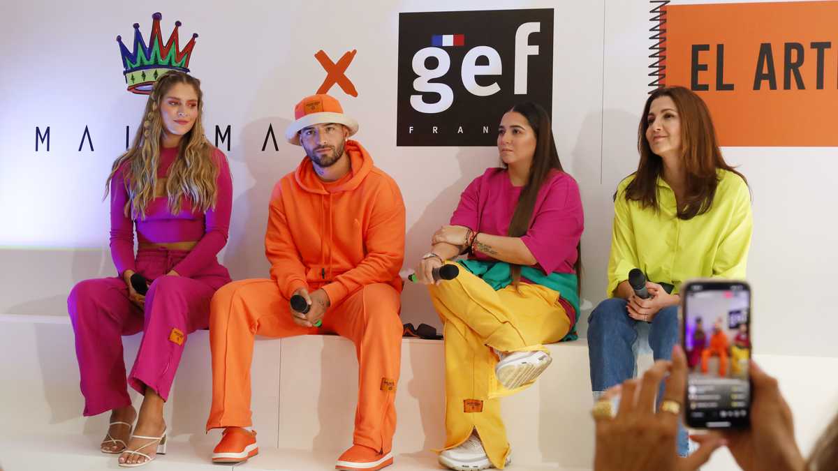 Maluma presenta su colección con GEF para Colombiamoda