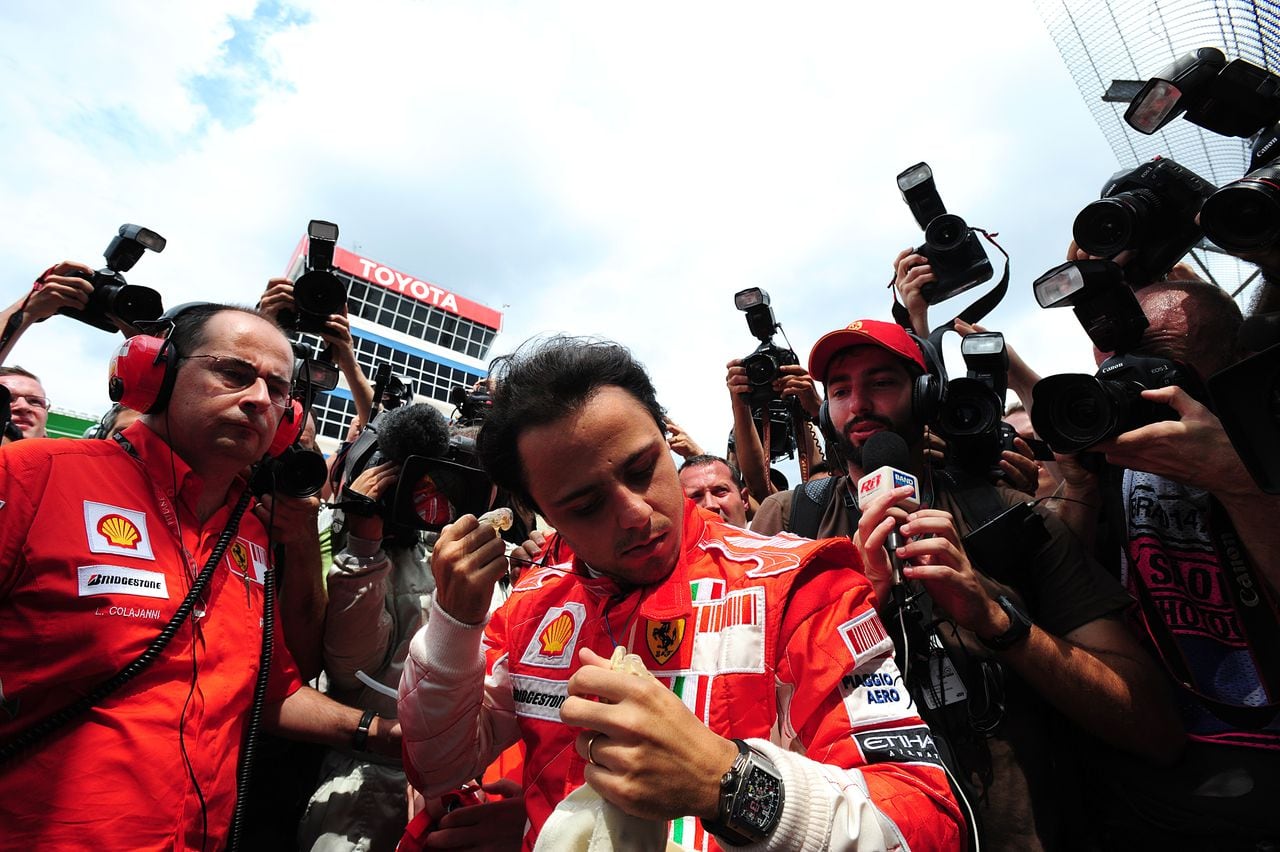Ferrari's Felipe Massa prior to the Brazilian Grand Prix at Interlagos   (Photo by Rui Vieira - PA Images/PA Images via Getty Images)