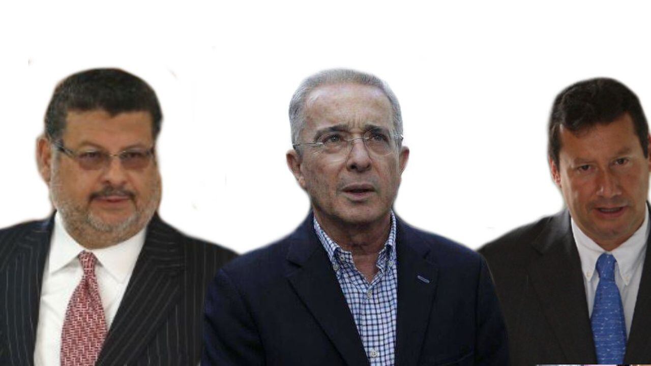 Álvaro Uribe, Jaime Lombana y Jaime Granados