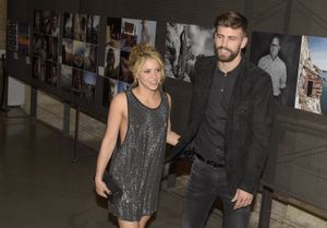 Gerard Pique (R) and Shakira (L) attend the 'Festa De Esport Catala 2016 Awards' on January 25, 2016 in Barcelona, Spain.