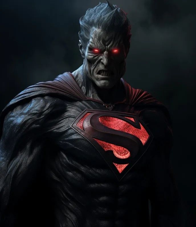 La IA de Midjourney creó una nueva versión maligna de Superman.
