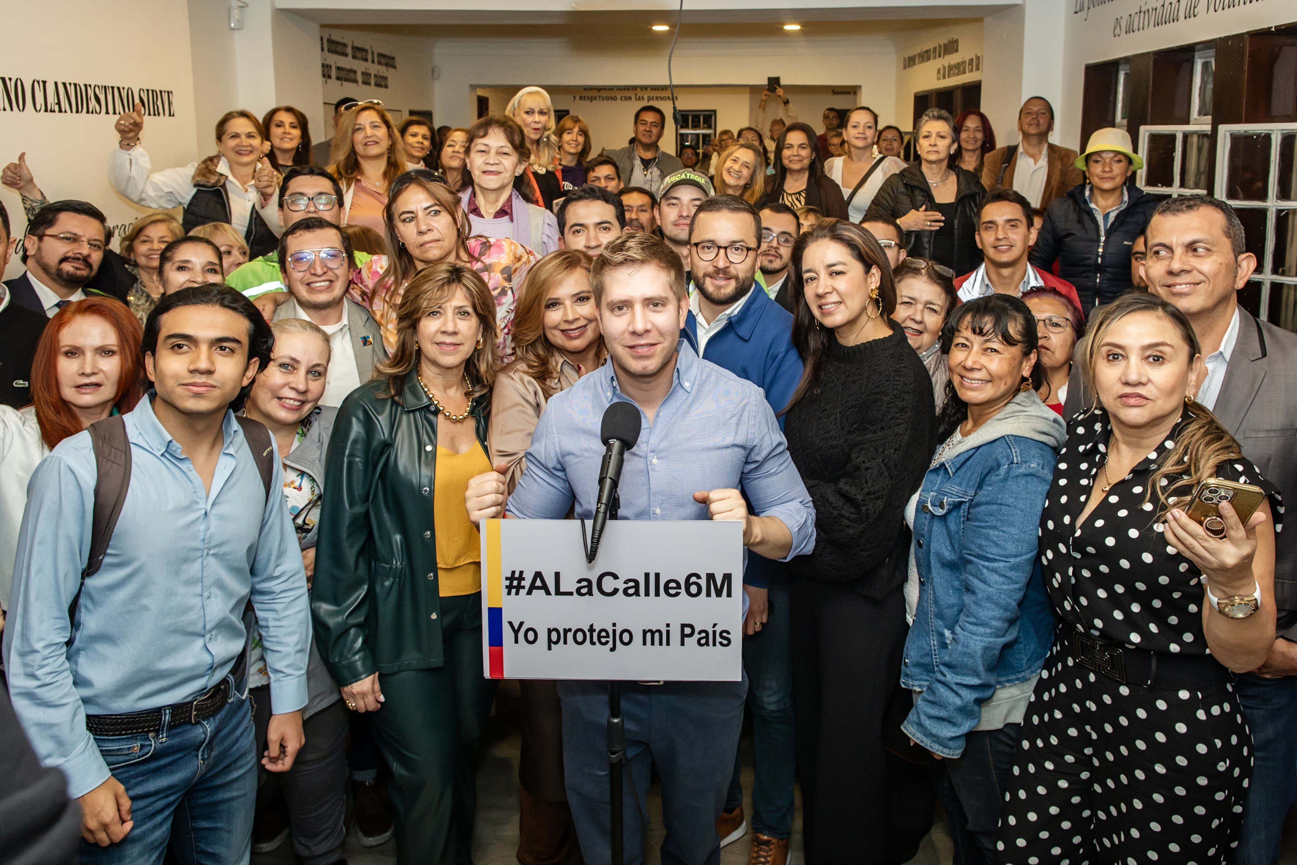 Lista la fecha de la primera marcha de 2024 de la oposición ciudadana contra las reformas del Gobierno Petro