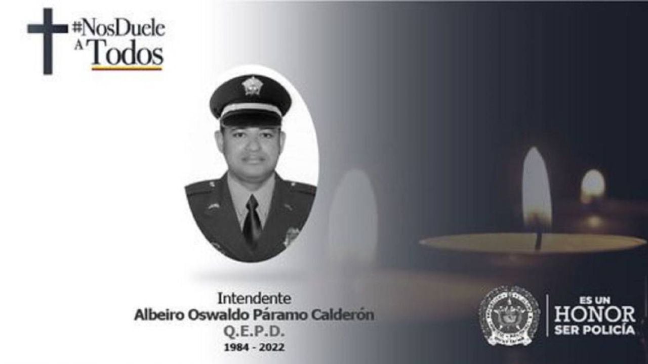 Policía Albeiro Oswaldo Páramo Calderón