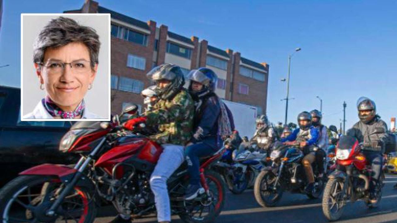 Claudia López lanza advertencia a motos en Bogotá
