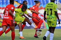 Liga Femenina Betplay América vs Inter.