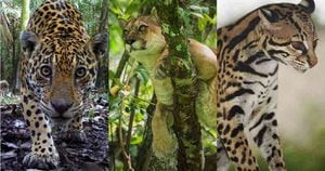 La deforestación, la transformación del hábitat y la cacería, tienen en serios aprietos a los felinos que habitan el territorio nacional. Fotos: Fundación Panthera e Instituto Humboldt.
