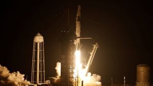Está programado que la misión de SpaceX culmine en seis meses.
