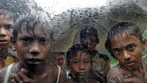 Los rohingya desplazados a finales de 2017, huyeron principalmente a Bangladesh. Foto:  Reuters